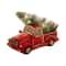 Glitzhome® LED Lighted Red Truck Christmas Table Décor